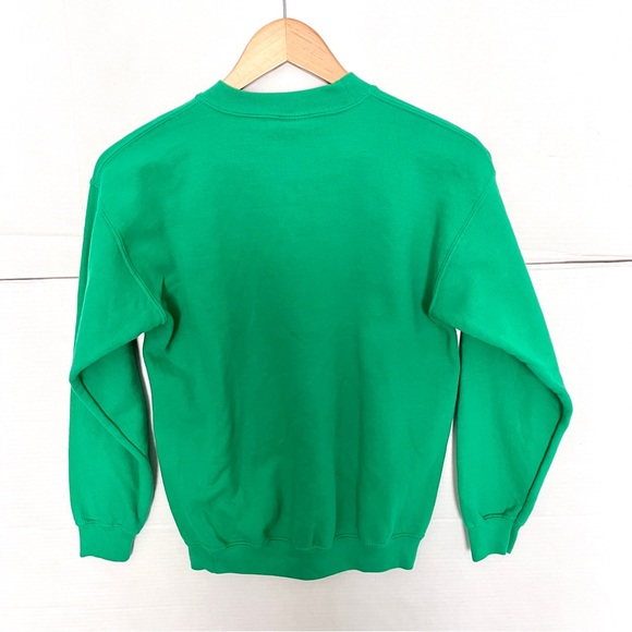 Gildan Green & Yellow Tractor Sweatshirt - Picture 6 of 6
